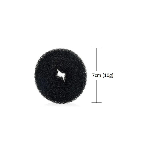 Burete adaos coc rotund negru 10 grame, 7cm