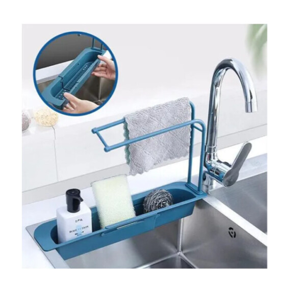 Organizator pentru chiuveta de bucătărie cu suport pentru prosoape