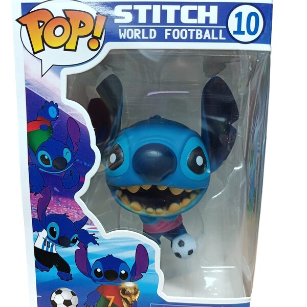 Figurina Stitch, POP, 10cm, +3 ani, Albastru