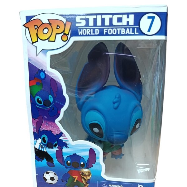 Figurina Stitch, POP, 10cm, +3 ani, albastru