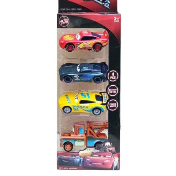 Set 4 machete din metal Cars 3