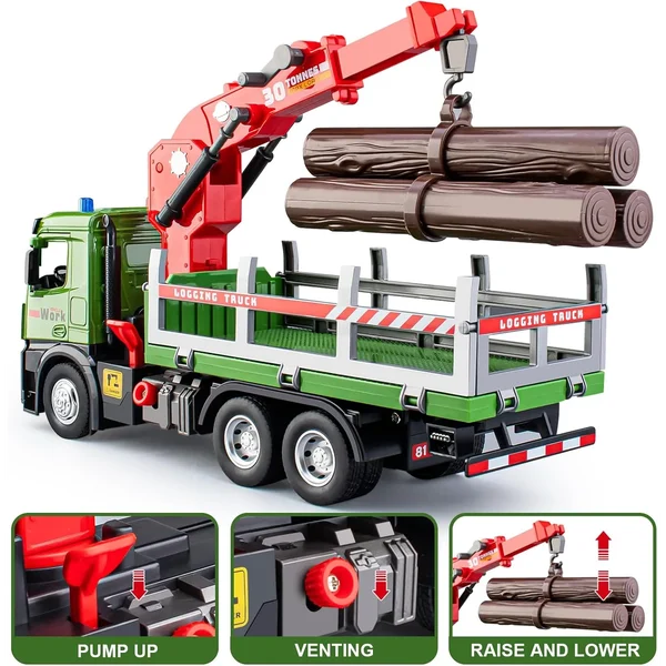 Camion de constructie, cu lumini si sunete, 28,5X7,5X14cm