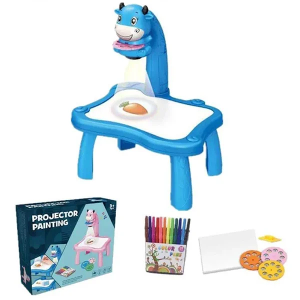 Masuta de desenat cu proiector holografic 3 diapozitive