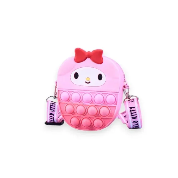 Gentuta din silicon, model popsocket+bretea ajustabila, 12cm